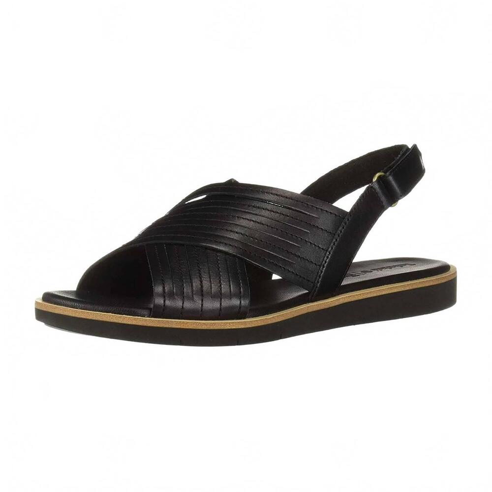 NEW TIMBERLAND women's adley shore x-band sandals in black